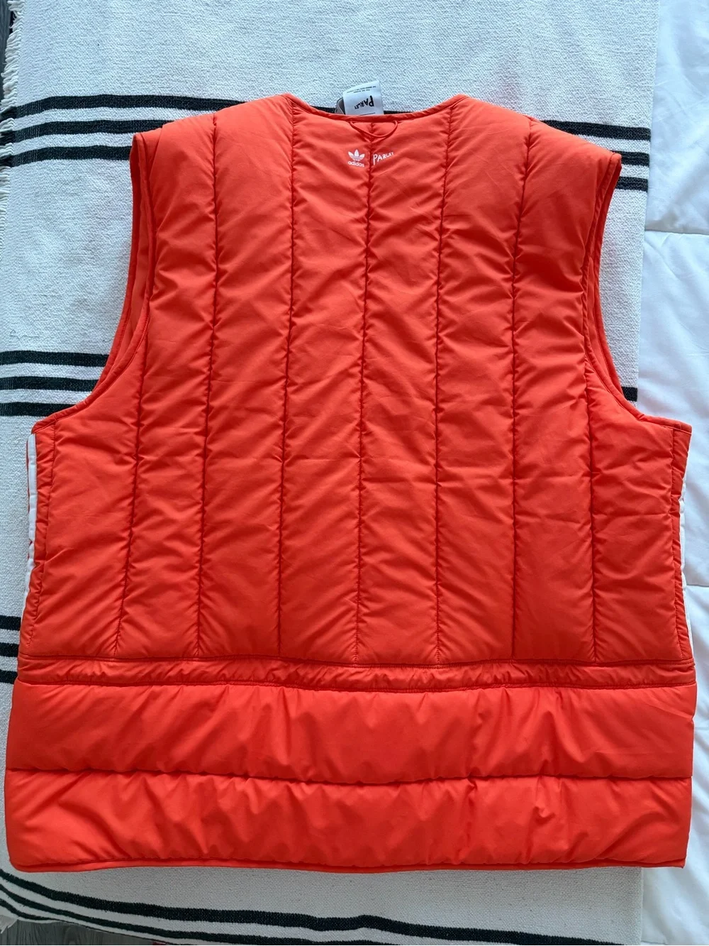 Adidas x Parley Orange Puffer Vest Women’s XL